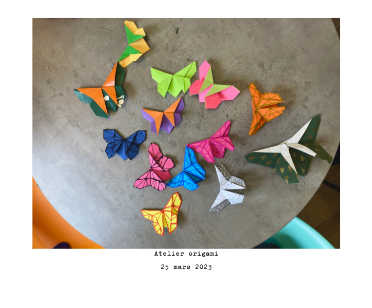Atelier origami papillon