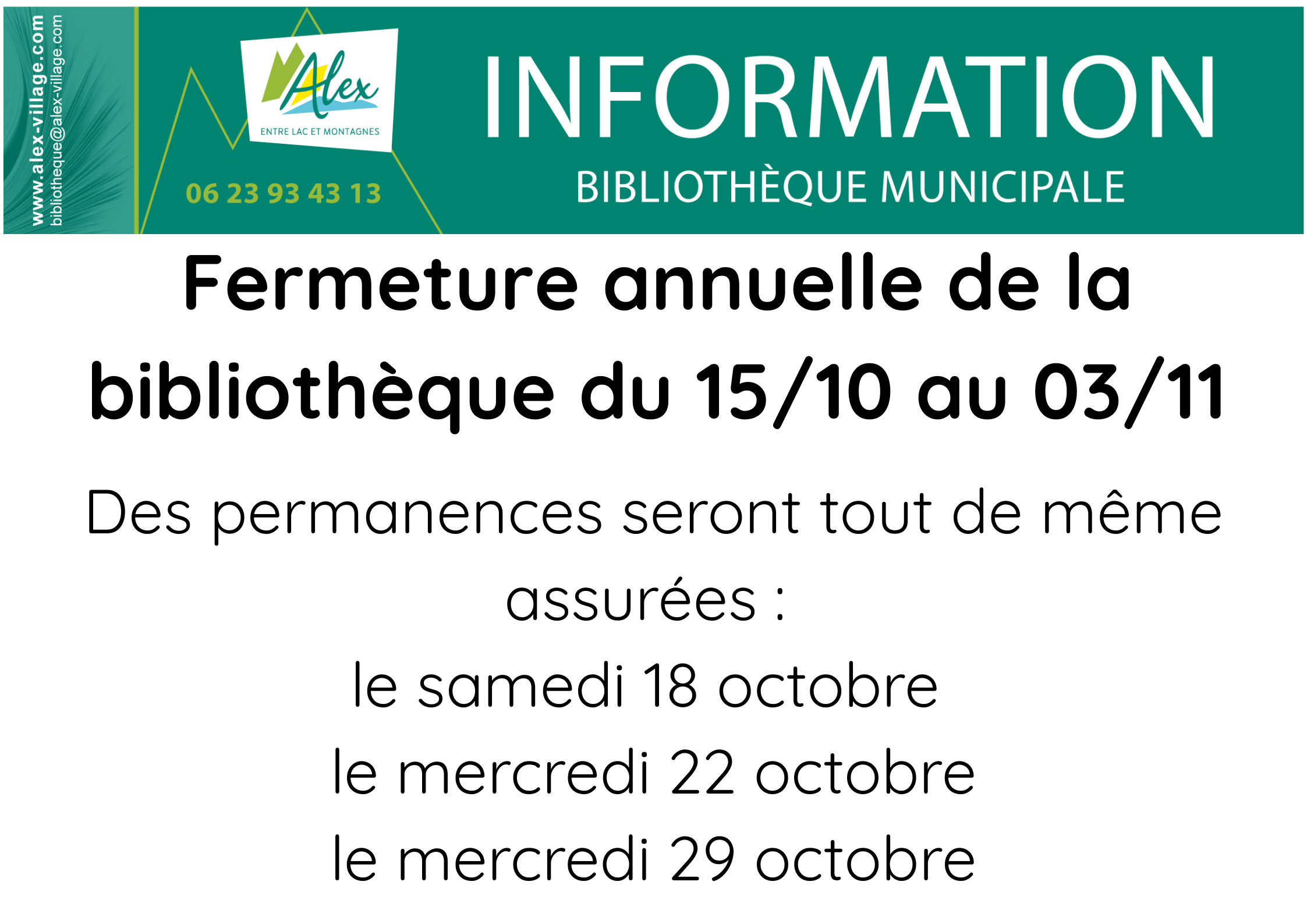 Fermeture bibliothèque (3)